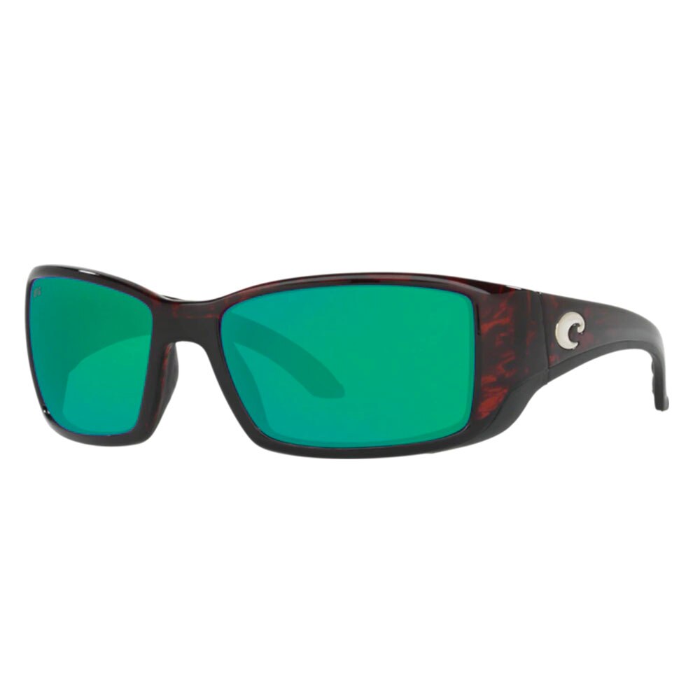 Costa Blackfin Sunglasses Polarized in Tortoise with Green Mirror 580G